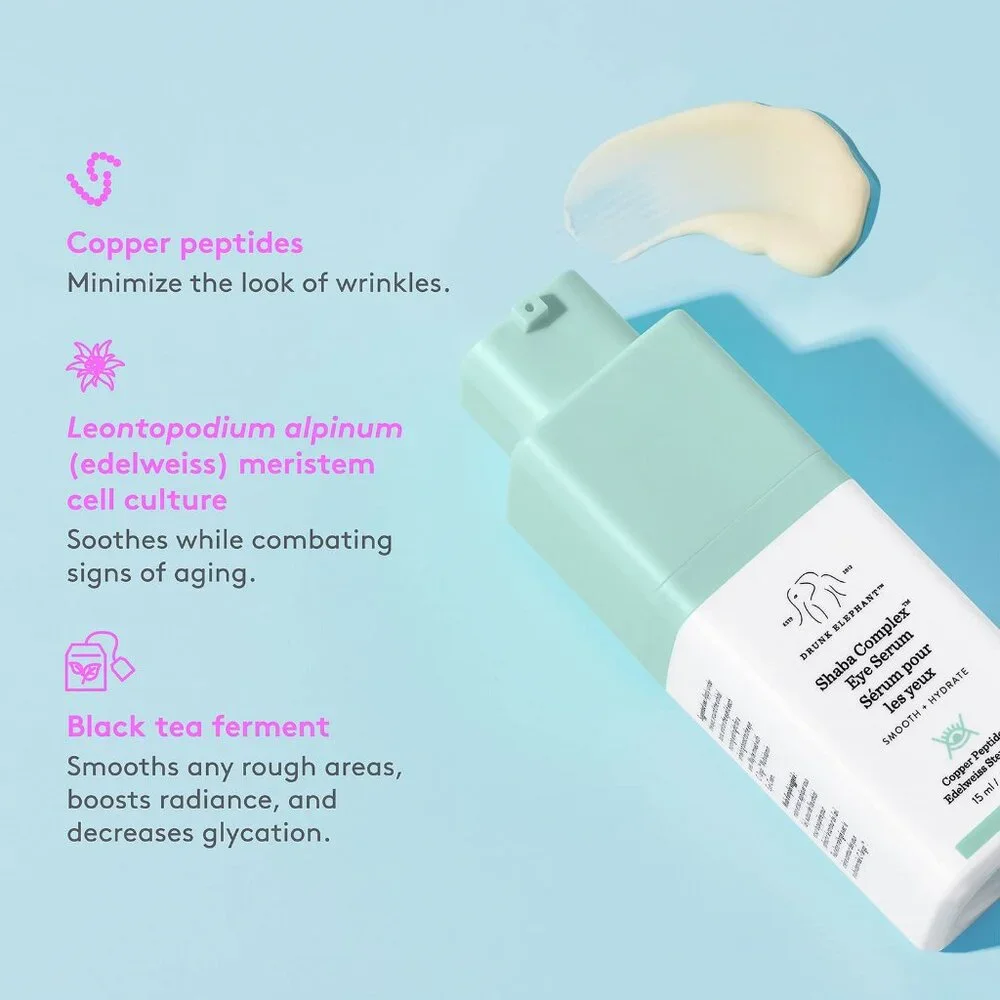 NEW & 1/2 PRICE ✅Drunk Elephant SHABA Firming Eye Serum ✨NEW